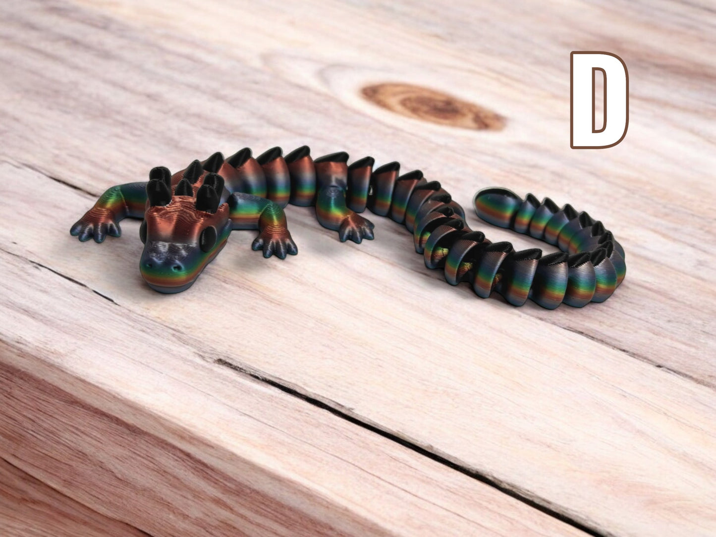 Baby Dragon limited run in Dark Rainbow Silk